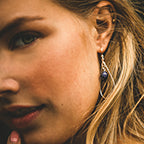 Earring | Teardrop | Amethyst