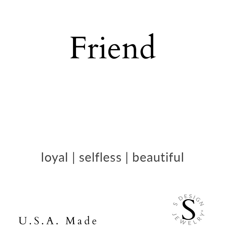 Friend | Soft Bangle Charm Bracelet | African Turquoise