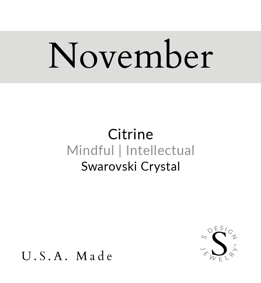 Birthstone | Necklace | November - Citrine